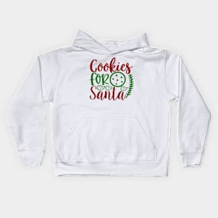 Cookies for santa Kids Hoodie